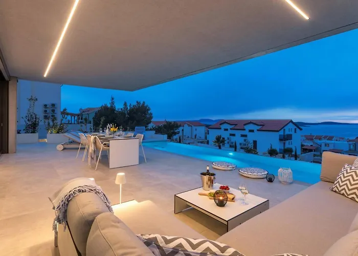 빌라 Infinity With Infinity Pool, Sea View *