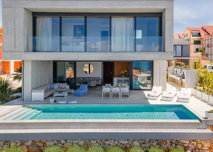 빌라 Infinity With Infinity Pool, Sea View 흐바르